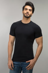 Black Basic Tee JCN-SIG-D021